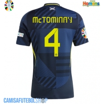 Camisa de time de futebol Escócia Scott McTominay #4 Replicas 1º Equipamento Europeu 2024 Manga Curta